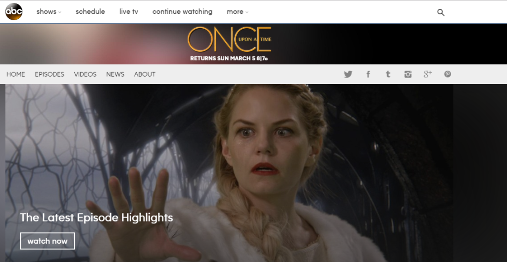 ABC's Once Upon A Time