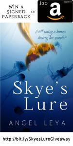 Win a signed copy of Skye's Lure, a YA Fantasy Adventure for lovers of The Little Mermaid, or a $20 Amazon Gift Card, hosted by the Giveaway Guy | www.AngeLeya.com