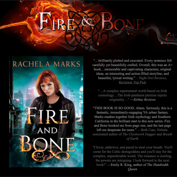 Book Blitz ‏+ #Giveaway: Fire and Bone by @RachelAnneMarks