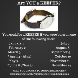 Are YOU a Keeper? | Keeper of the Watch by Kristen L. Jackson | Blog Tour organized by YA Bound | www.angeleya.com