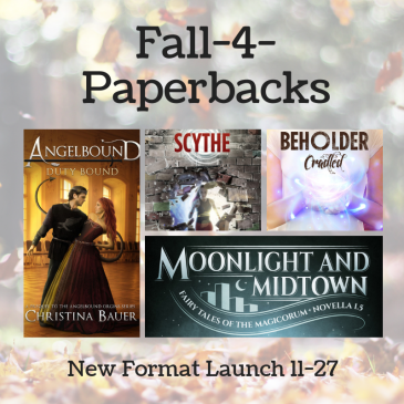 Fantasy & Sci-Fi Paperback Releases from @CB_Bauer
