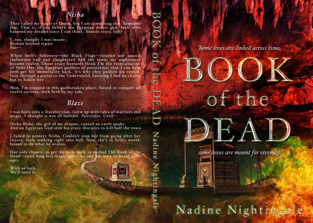 Full Cover: Book of the Dead by Nadine Nightingale | Tour organized by XPresso Book Tours | www.angeleya.com