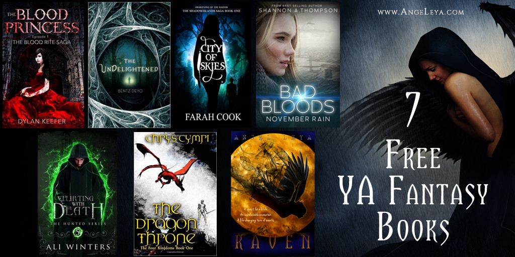 7 Free YA Fantasy Books to feed your darker side | www.AngeLeya.com