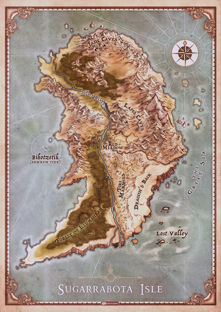 World Map: Fate of Dragons by Alisha Klapheke | Tour organized by Xpresso Book Tours | www.angeleya.com