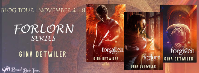 Book Tour: Forlorn by Gina Detwiler | Tour organized by YA Bound | www.angeleya.com 