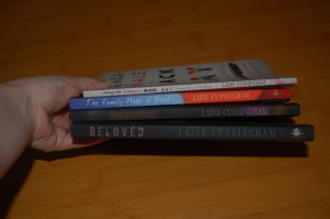 Laine Cunningham's books, designed by Angel Leya | www.angeleya.com